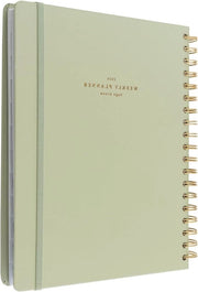 Agenda 2024 2025 Weekplanner Verde Sape - Weekagenda 17 Mesi - Weekkalender Pianificatore Appuntamenti