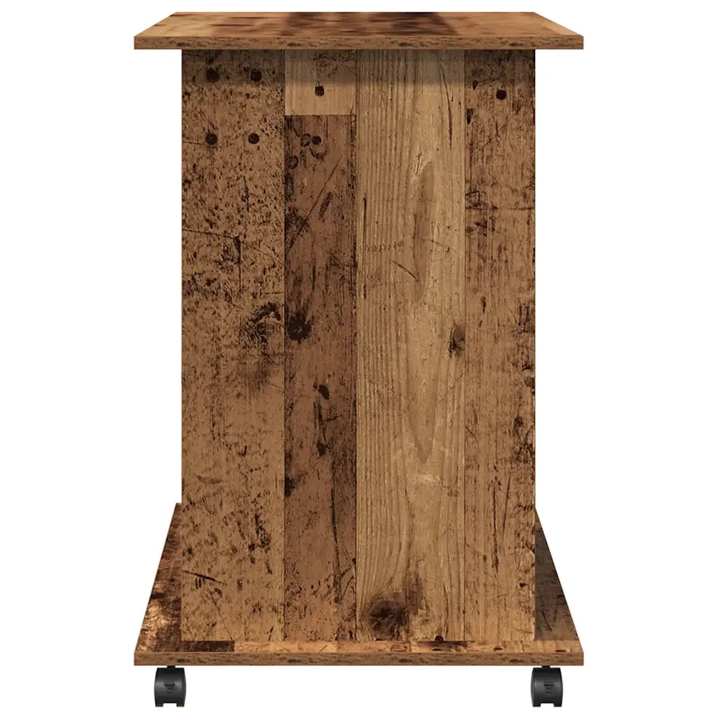 Scrivania da Computer Legno Antico 80x50x75cm Legno Multistrato