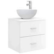 Mobile Lavabo | Armadio Lavabo da Parete Bianco 49,5 x 41 x 64,5 cm