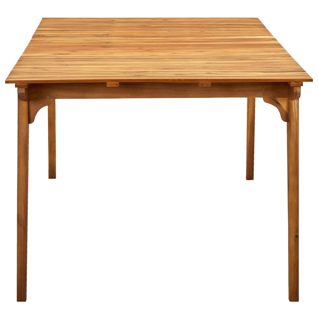 Tavolo da Giardino 201,5x100x75 cm in Legno Massello di Acacia cod mxl 54645