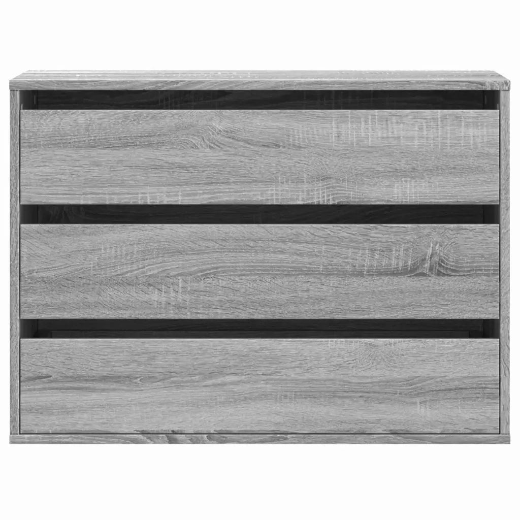 Cassettiera Angolare Grigio Sonoma 80x41x58cm Legno Multistrato 852857