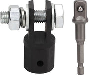 Adattatore per Leva a Cuneo - 1/2 Pollice - Acciaio Cromo Vanadio Resistente - Adatto per Auto - Soluzione di Elevazione Potente - Utile per Manutenzione