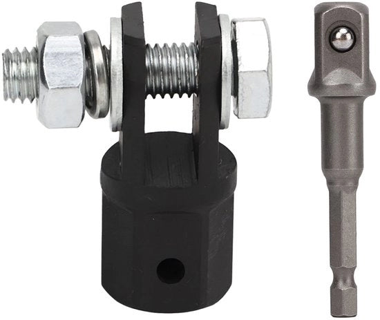 Adattatore per Leva a Cuneo - 1/2 Pollice - Acciaio Cromo Vanadio Resistente - Adatto per Auto - Soluzione di Elevazione Potente - Utile per Manutenzione