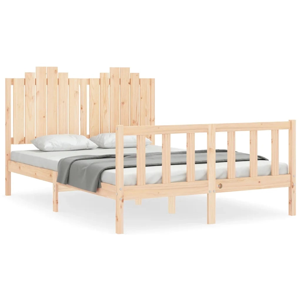 Giroletto senza Materasso 140x200 cm in Legno Massello di Pino 3192296