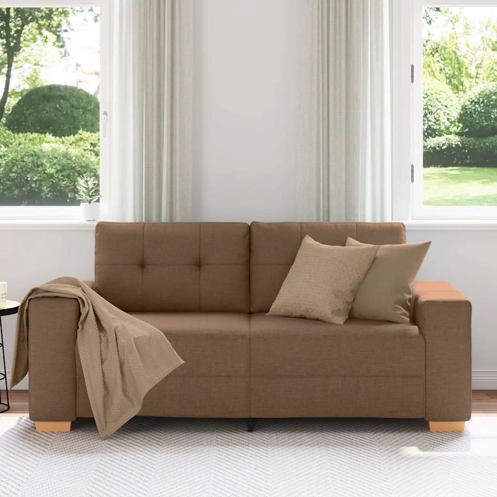 Divano Divanetto Marrone 180x77x82 cm in Tessuto 4105082
