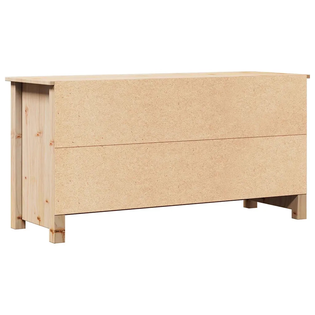 Mobile Porta TV 103x36,5x52 cm in Legno Massello di Pino cod mxl 7516
