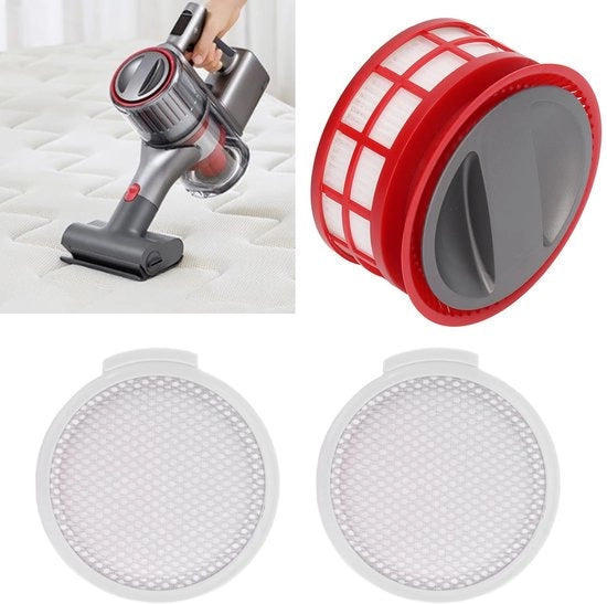 Filtro per Aspirapolvere - Sostituzione - Migliorata Efficienza di Pulizia - Riduzione Allergeni - Materiale ABS - Installazione Facile - Duraturo e Resistente - Accessorio per Aspirapolvere