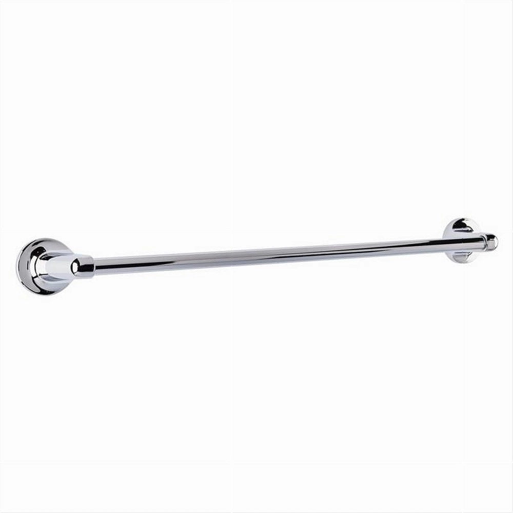 Trade Shop - Porta Asciugamani Portasciugamani Cromato 40 Cm Maniglione A Parete Bagno 79812 -