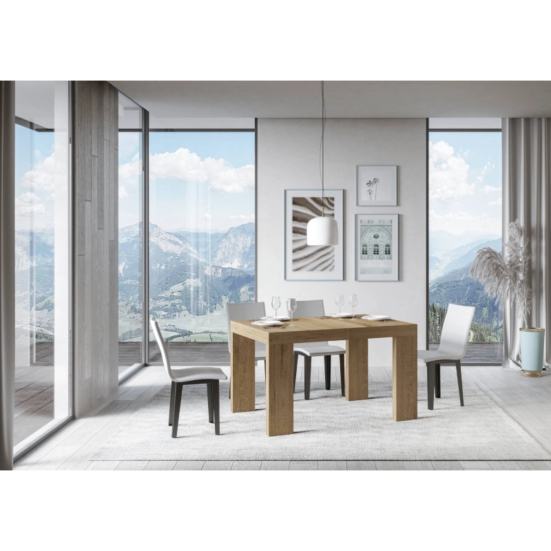 Tavolo allungabile 90x140/244 cm Roxell Premium - Quercia Natura