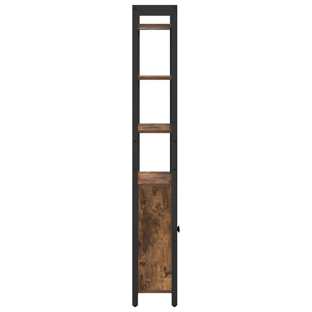 Armadio per Libri Rovere fumé 60 x 24 x 161 cm 883858