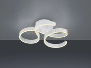 FRANCIS PLAFONIERA LED 40W 4650lm, 3000K VORTICI BIANCA CON REGOLAZIONE INTENSITA' CON INTERRUTTORE D.54CM