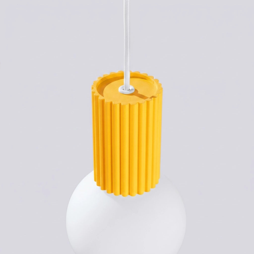 Lampada a sospensione HALO 1 giallo
