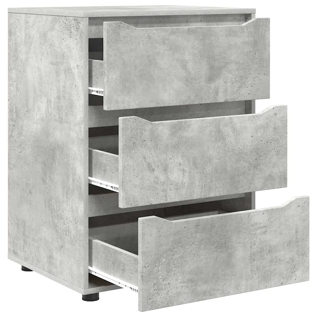 Armadio Grigio cemento 60 x 48 x 81 cm Legno multistrato