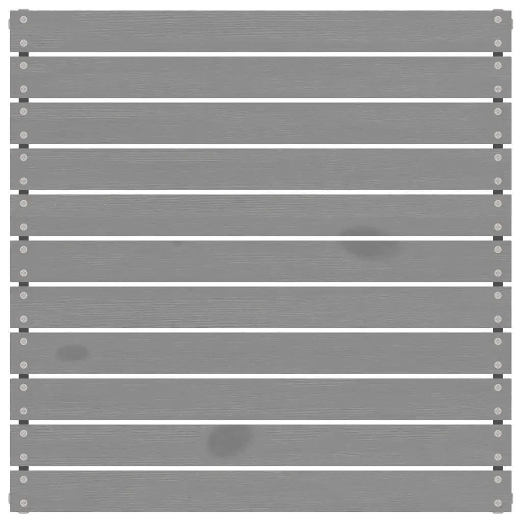 Set Divani da Giardino 3 pz Grigio Cuscini Massello di Pino 806684