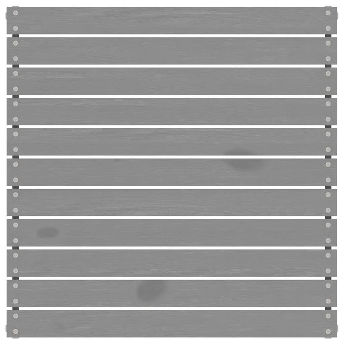 Set Divani da Giardino 3 pz Grigio Cuscini Massello di Pino 806684