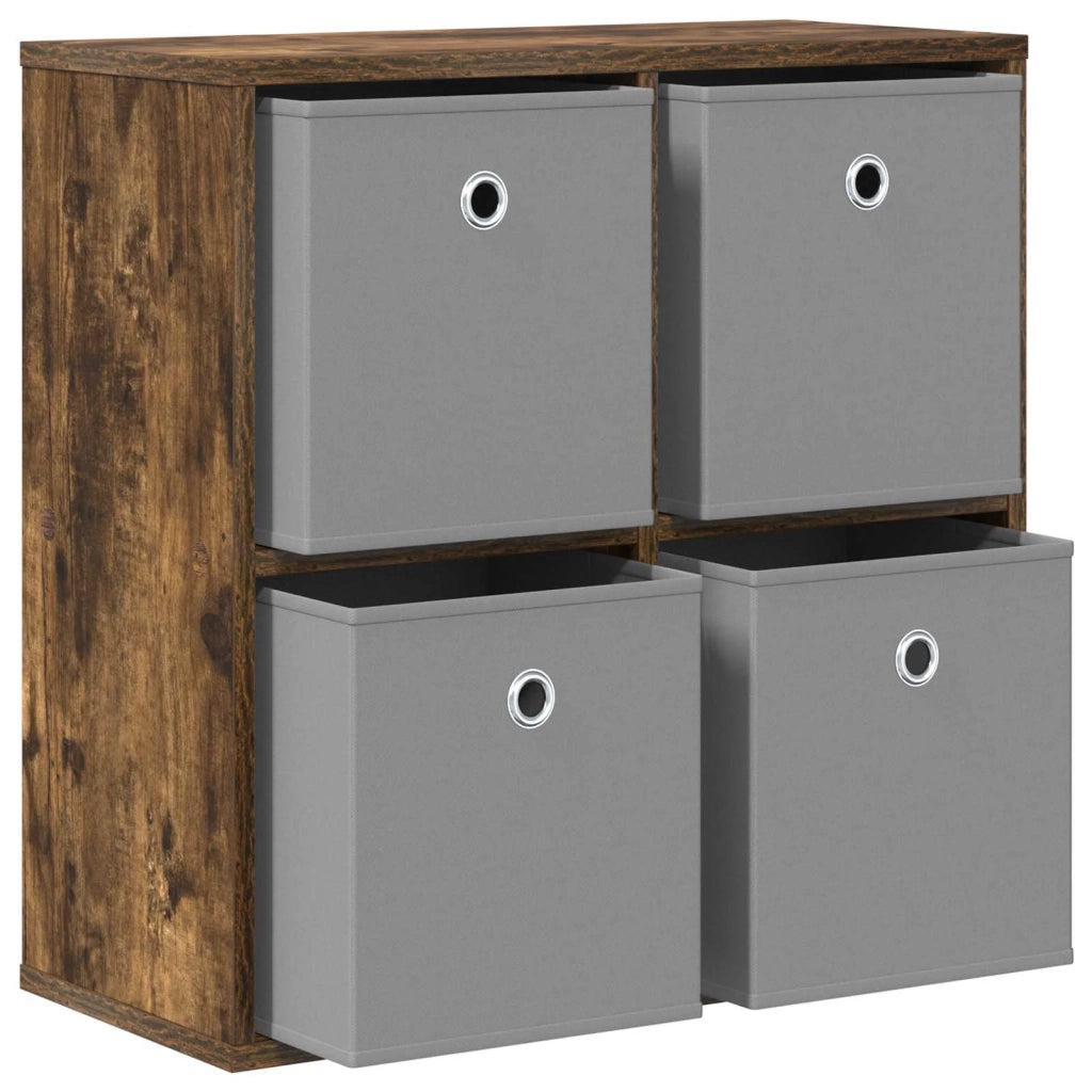 Credenza con cassetto Rovere fumé 59,5 x 27 x 57 cm