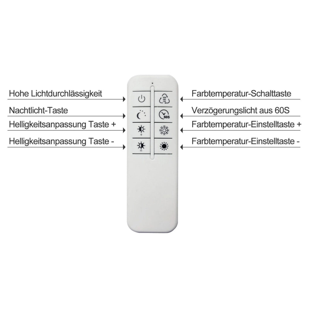ZMH Lampada da soffitto plafoniera LED dimmerabile 48W moderna con telecomando per soggiorno