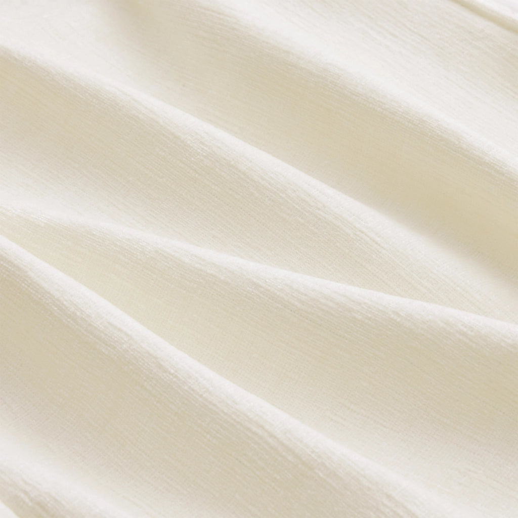 Divano ad angolo convertibile modulare con braccioli regolabili e 2 pouf in ciniglia beige