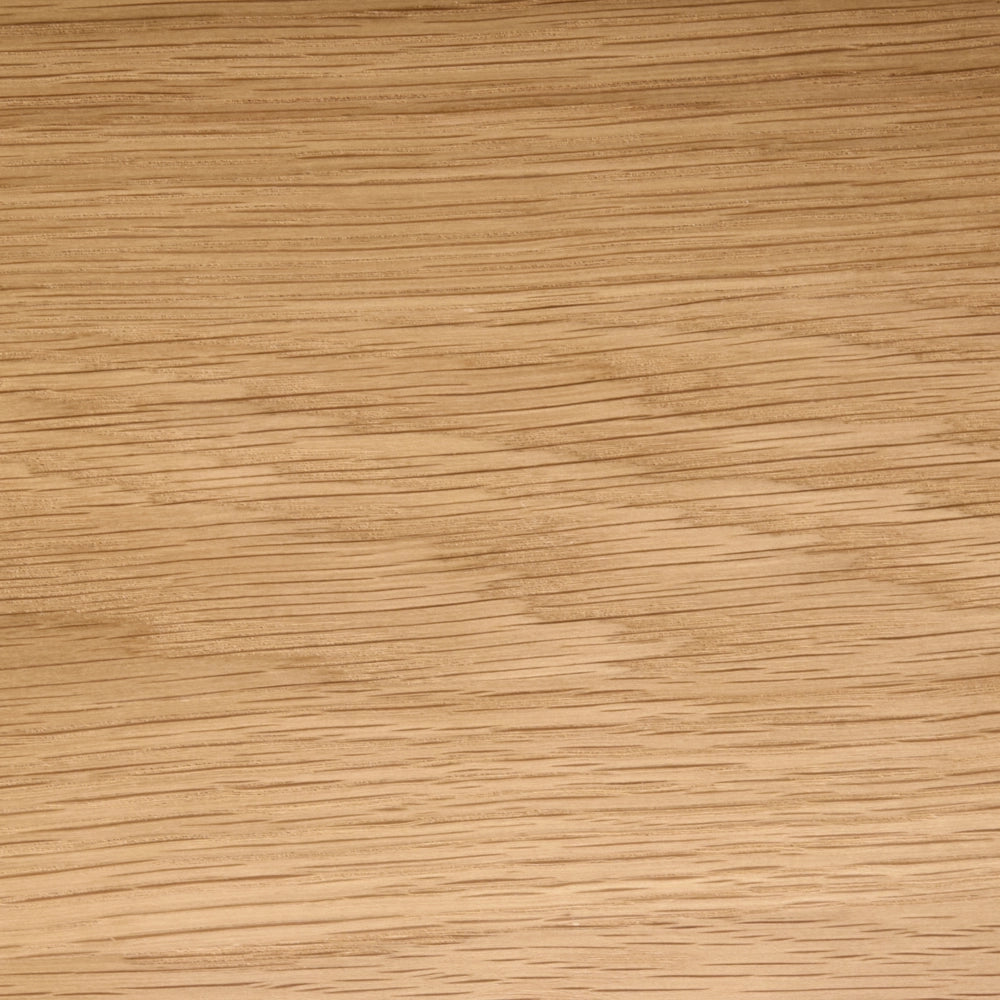 Tavolo da pranzo 180 x 90 cm Gambe in legno massello Impiallacciatura rovere chiaro