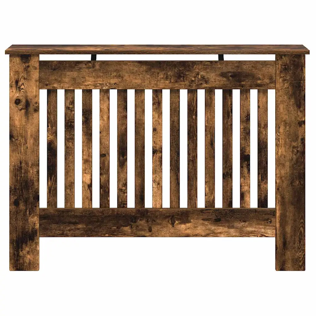 Copertura per radiatori Rovere fumé 112 x 19 x 81,5 cm