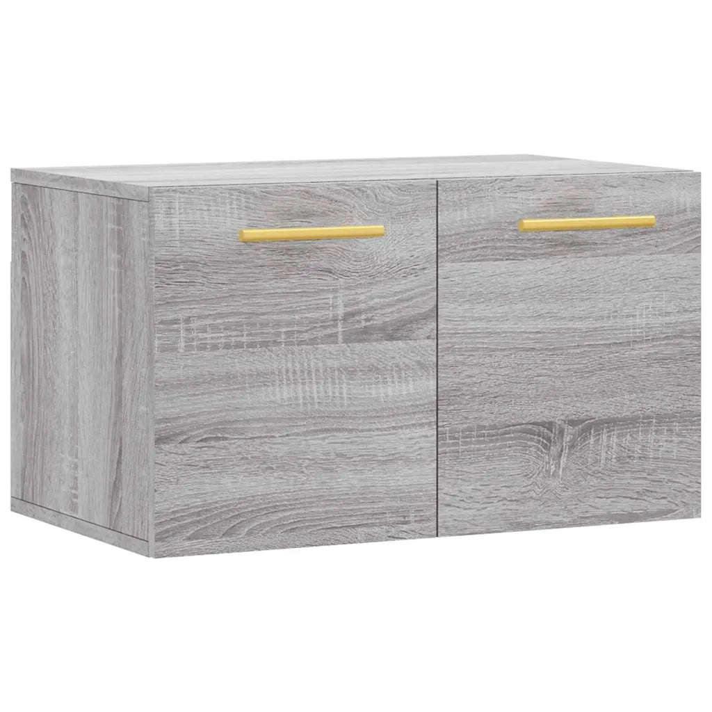 Armadietto a Muro | Mobile a Parete Grigio Sonoma 60x36,5x35cm in Legno Multistrato