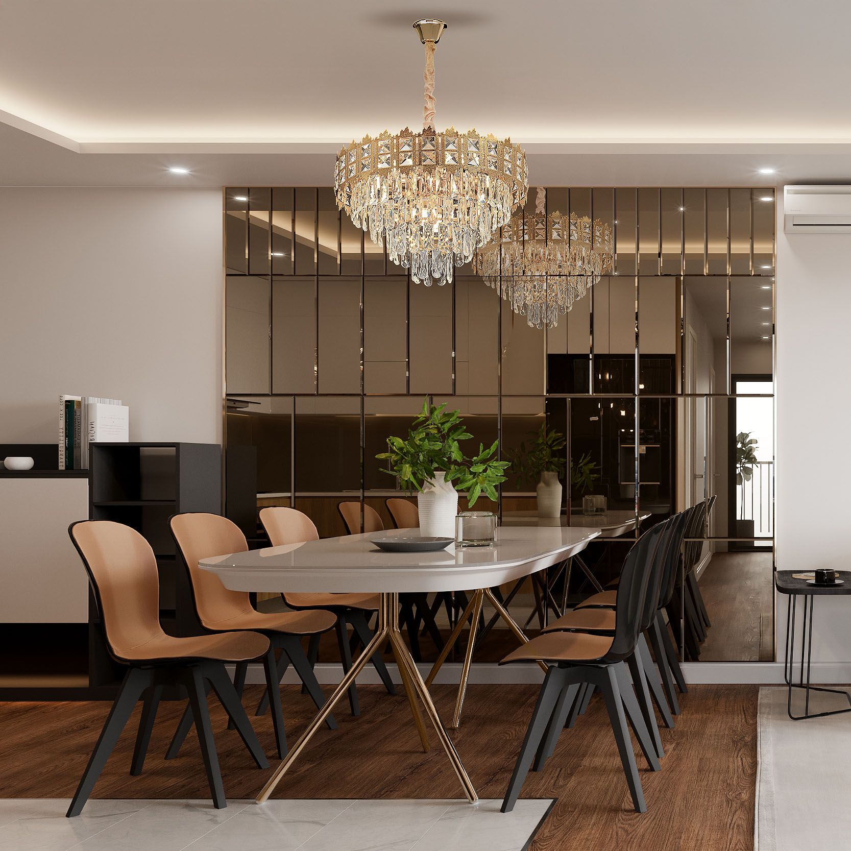 Lampada Cristal G049-cp 60cm