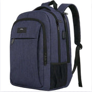 Borsa portatile per uomini, per scuola, lavoro, con connessione di ricarica USB, borsa anti furto multifunzionale, borsa di viaggio per notebook, borsa scolastica impermeabile per laptop da 15,6 pollici