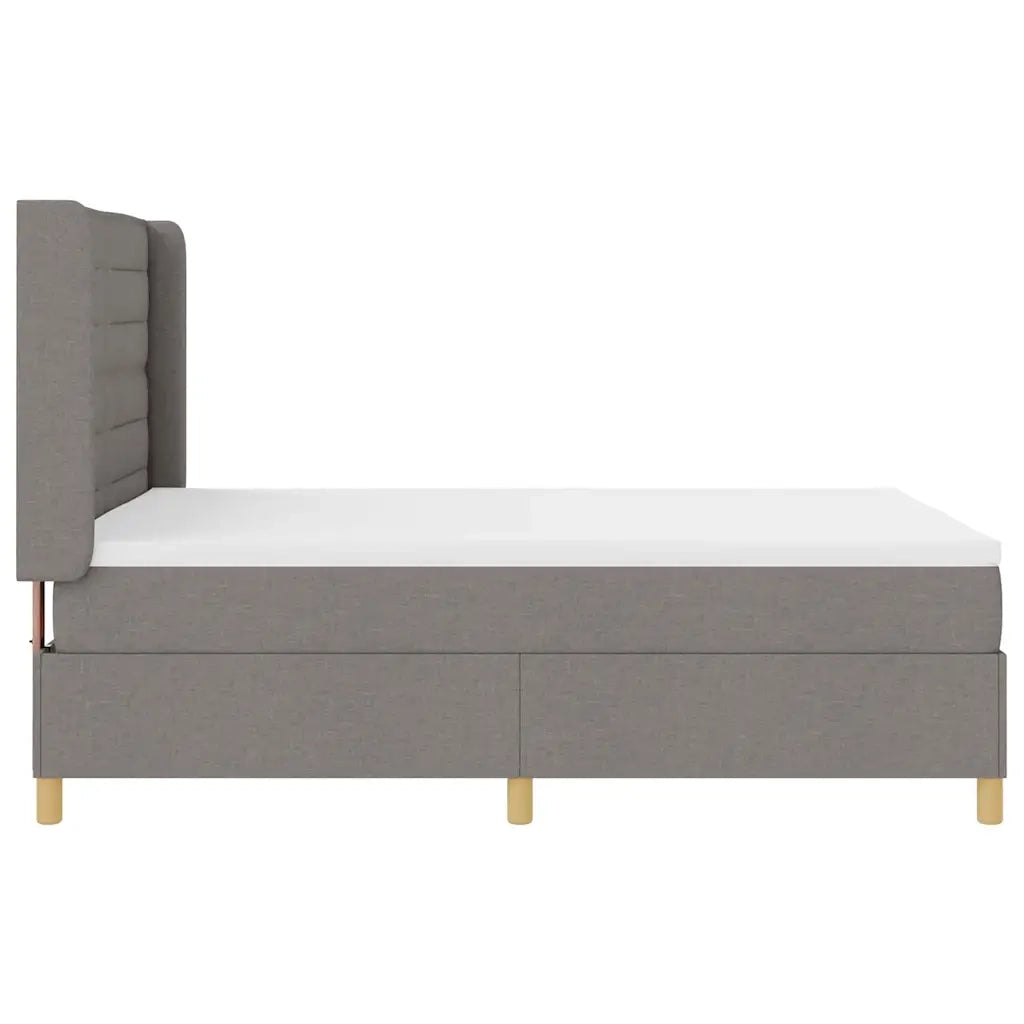 Letto a molle con strisce LED Talpa 140 x 190 cm Tessuto 3343627