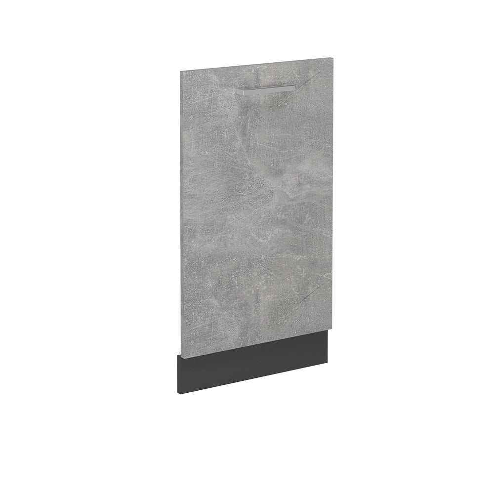 Pannello frontale della lavastoviglie R-Line Calcestruzzo/Antracite 45 cm senza piano di lavoro Vicco