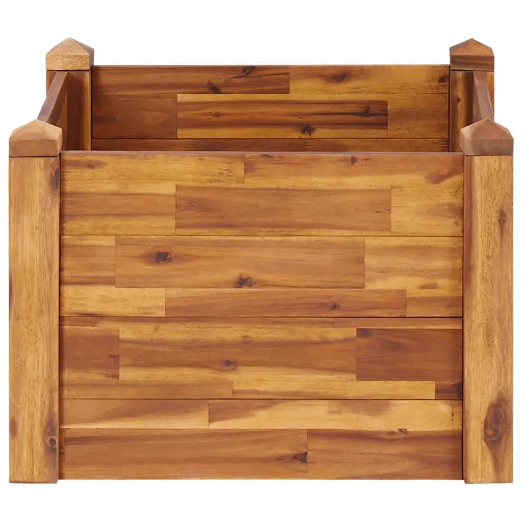Letto Rialzato da Giardino 60x60x44 cm in Legno Massello Acacia