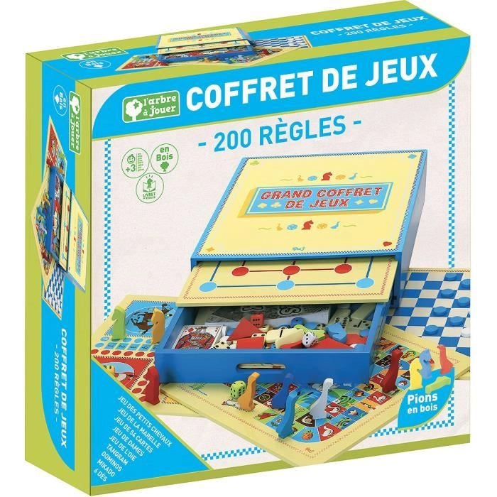 THE PLAYING TREE - 66200 - GRANDE SCATOLA DI GIOCO - 200 REGOLE