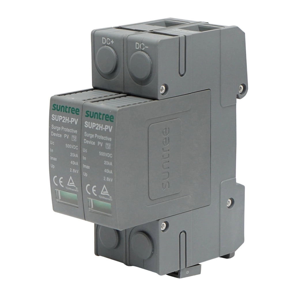 Scaricatore di sovratensione con segnalazione per sistemi fotovoltaici DC 2P tipo C 500VDC Suntree