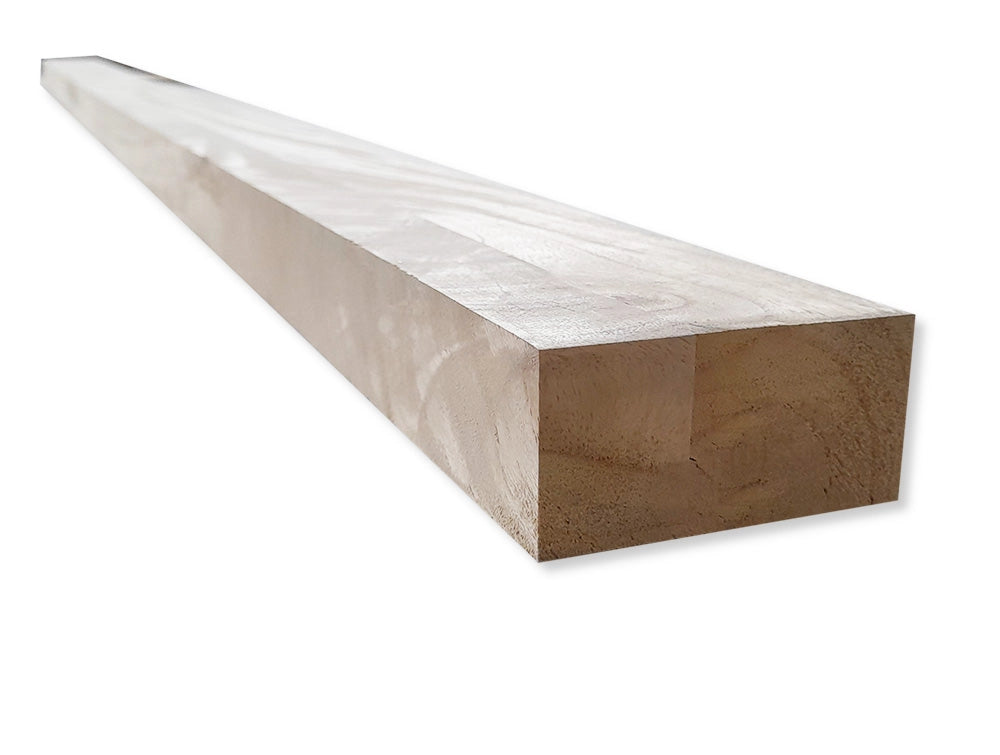 TRAVETTI In Legno Levigato 8x4cm Misura: 8x4x203 cm