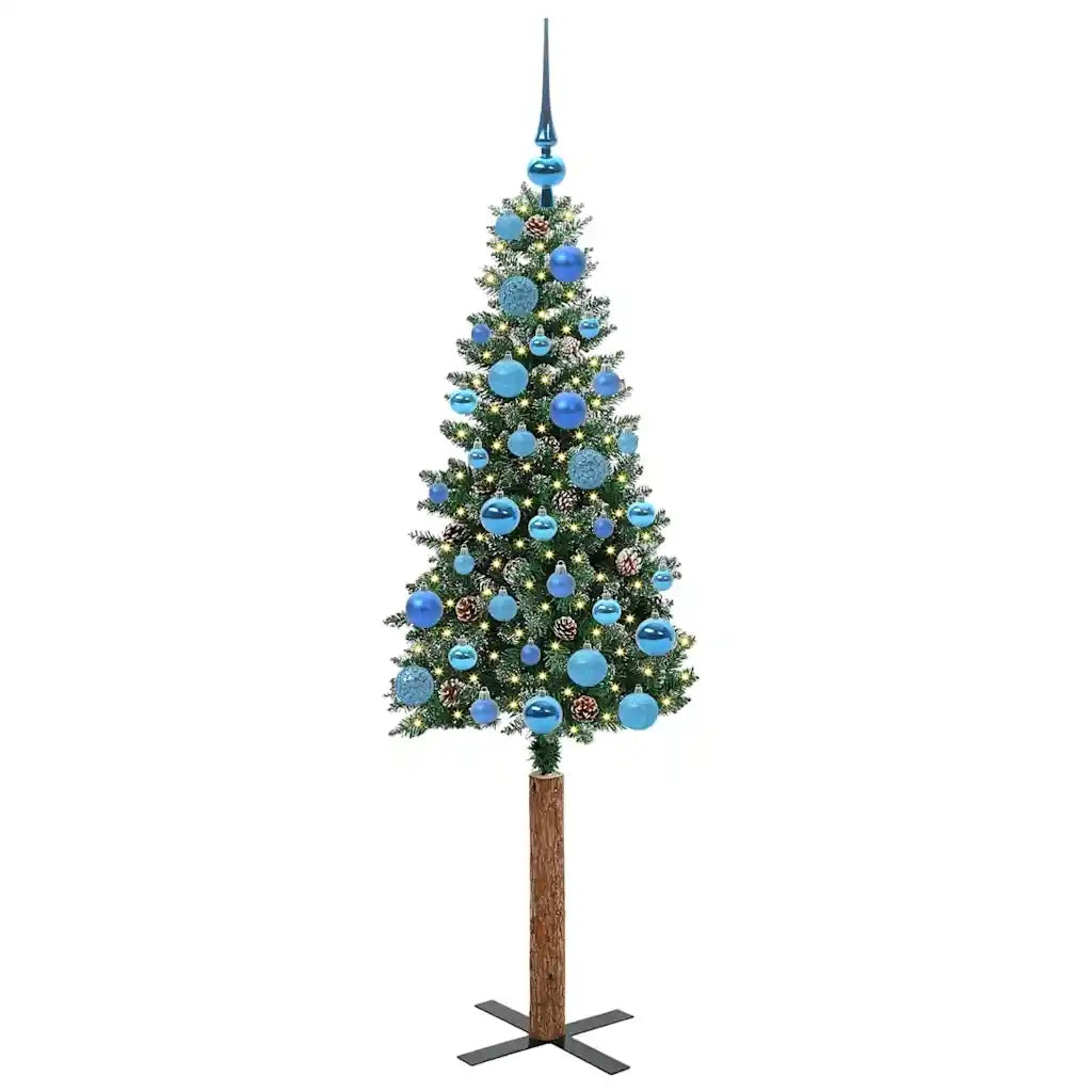 Albero di Natale snodato con 150 LED con supporto Verde 150 cm 3394893