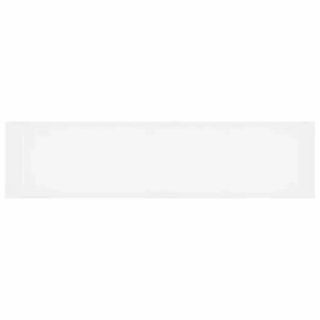Set da pranzo da giardino con cuscini 17 pcs Bianco PP