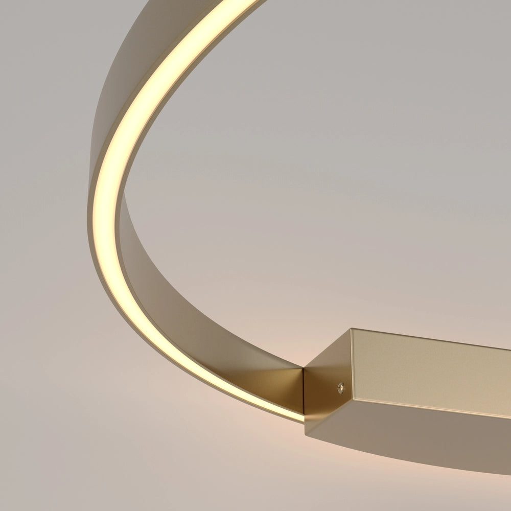 Applique rotonda oro Maytoni Rim LED 51W 3000K Ø80cm