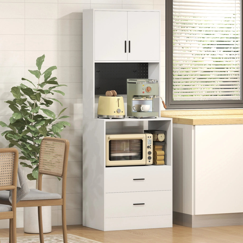Mobile Cucina con Ante e Cassetti ¨C Zephmum ¨C Bianco