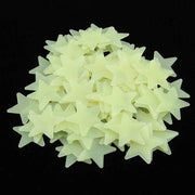 Stelle Luminescenti - 100 Stuks Stickere per Parete - Stelle che Fluorescono - Decorazione per Camera da Letto - Stickere Fluorescenti - Sicure e di Alta Qualità - Stickere per Parete