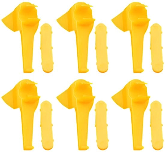 Accessori per pneumatici - Set di 6 pezzi - Protezione cerchioni - Pezzo di innesco a forma di testa di anatra - Pezzo di innesco di rimozione - Materiale nylon - Impermeabile/Resistente alle abrasioni - Accessori per pneumatici