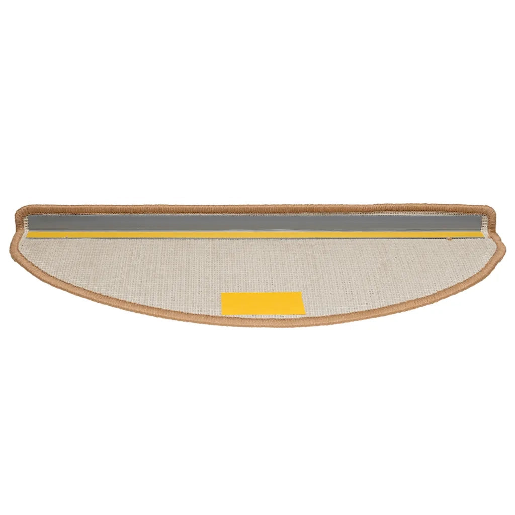 Tappetini per scale 30 pz 65x21x4 cm Beige Semicircolari Grandi 3365814