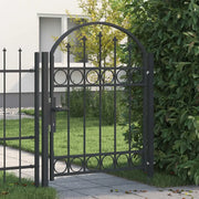 vidaXL Cancello per recinzione Grigio 100 x 125 cm
