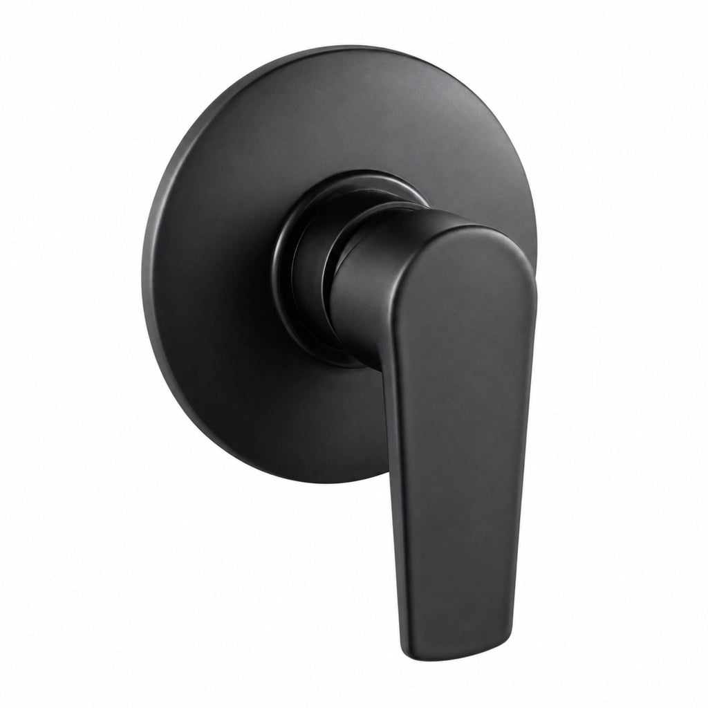 Miscelatore doccia da parete africa ad incasso ottone colore nero opaco bagno *** confezione 1