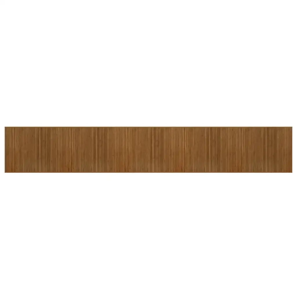 Tappeto Rettangolare Marrone 80x1000 cm in BambÃ¹