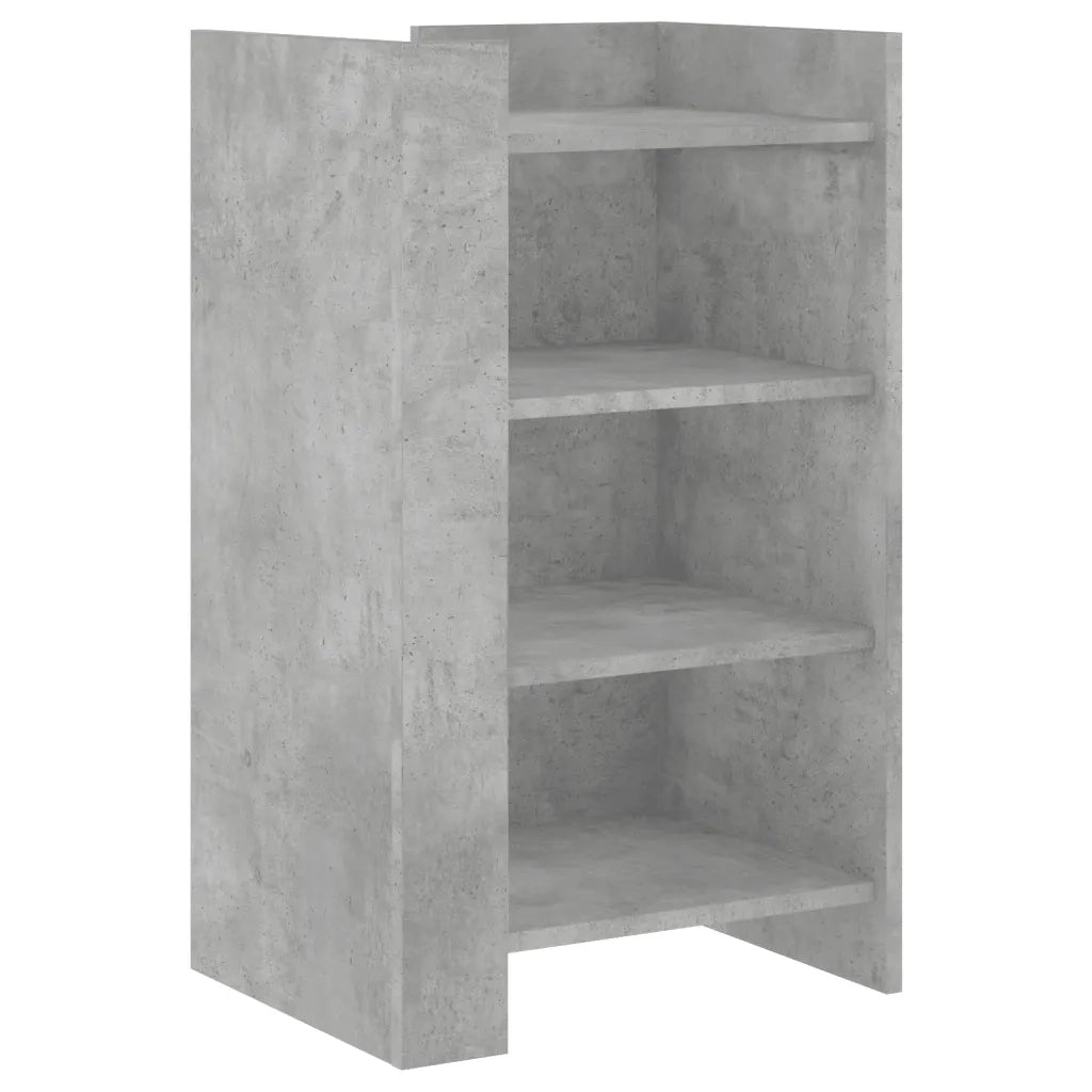 Credenza Grigio Cemento 45x35x75 cm in Legno Multistrato 848384