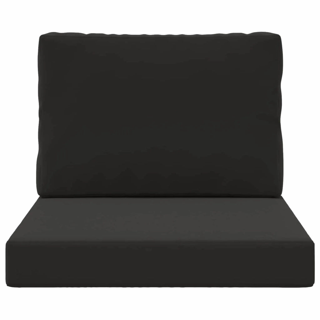 Cuscino per divano da esterno 2 pcs Nero Poliestere
