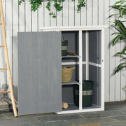 Armadio portasciugamani da esterno in legno nero 75x56x115 cm con 2 ripiani