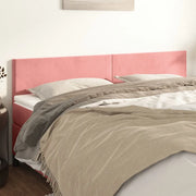 Testiera Rosa 180x5x78/88 cm in Velluto 345843