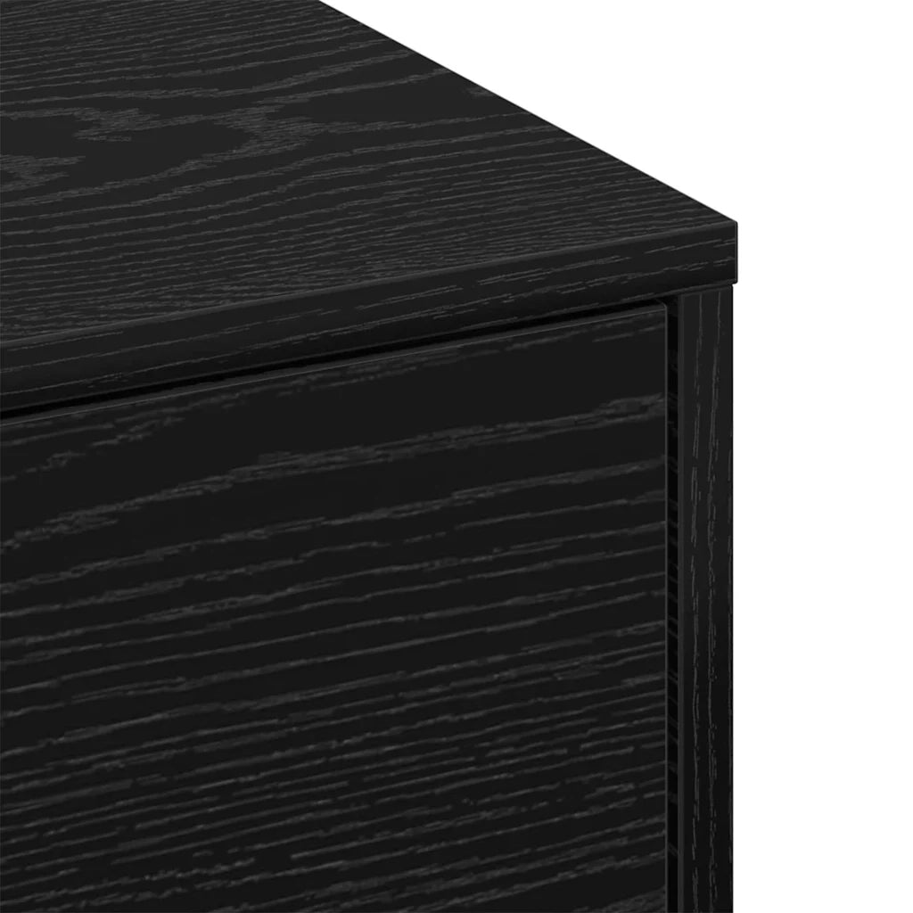 Tavolino da salotto Rovere Nero 90 x 90 x 28 cm 868804
