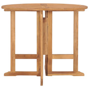 Tavolo da Giardino | Tavolino da esterno Pieghevole ?90x75 cm in Massello di Teak