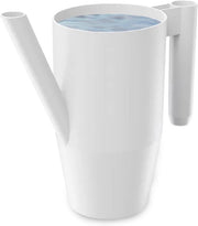 Pompa da 20 litri in plastica robusta per irrigazione semplice di fiori, piante e piante da appartamento - set monopacco in bianco